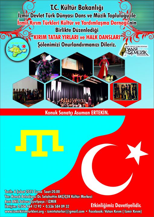 KIRIM TATAR YIRLARI GECEMİZE DAVET